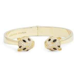 Melinda Maria Jaguar Head Gold Cuff
